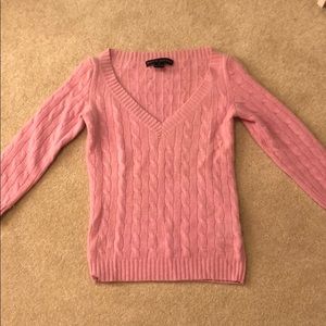 Ralph Lauren M 3/4 length sleeve cashmere sweater